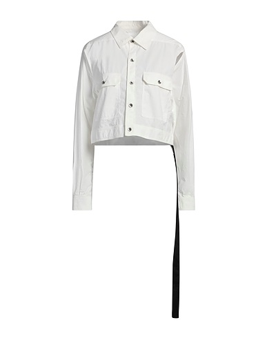 DRKSHDW by RICK OWENS Camicie e bluse tinta unita Bianco 100% Cotone