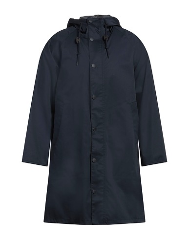 BARBOUR Full-length jacket Midnight blue 65% Cotton, 35% Polyester, Polyurethane