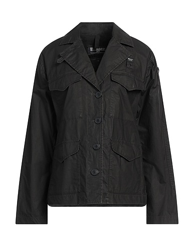 BLAUER. Jacket Black 100% Cotton