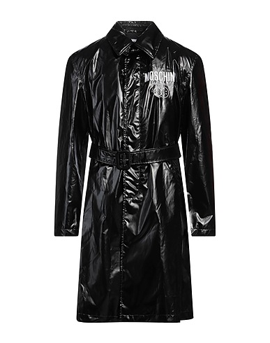 MOSCHINO Full-length jacket Black 100% Polyester