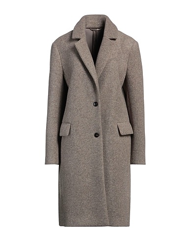 19.70 NINETEEN SEVENTY Coat Taupe 60% Polyester, 25% Acrylic, 12% Virgin Wool, 3% Elastane