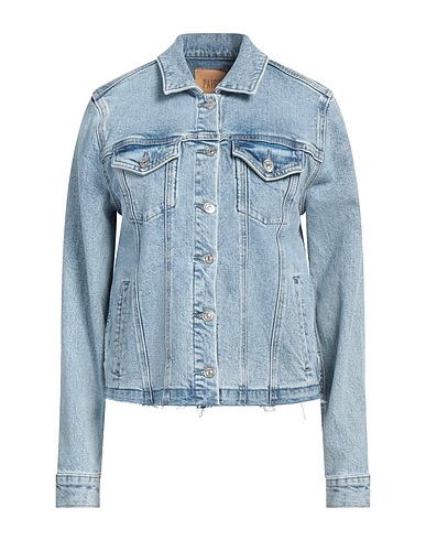 PAIGE Jeansjacke Blau 99% Baumwolle, 1% Polyurethan