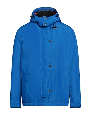 FAY Giubbotto Azzurro 100% Poliestere, Cotone