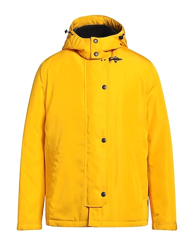 FAY Jacke Gelb 100% Polyester, Baumwolle