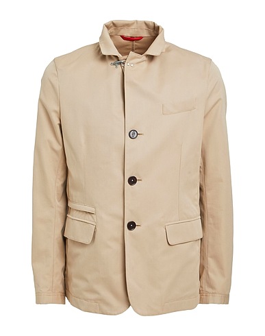 FAY Jacke Beige 100% Baumwolle