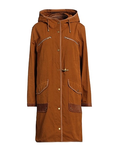 FAY Parka Cammello 45% Cotone, 39% Poliestere, 16% Poliammide, Pelle di bovino