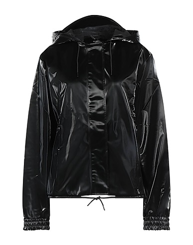 RAINS Jacket Black 100% Polyester, Polyurethane coated