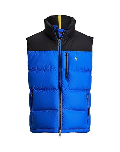 POLO RALPH LAUREN ベスト ブライトブルー ポリエステル 100%