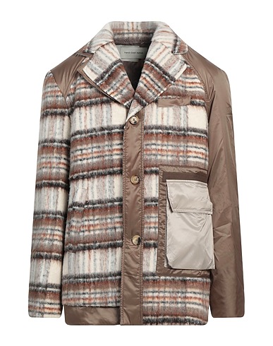 FENG CHEN WANG Jacket Khaki 66% Polyester, 22% Acrylic, 12% Wool