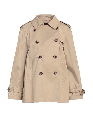 HISTORIC Double breasted pea coat Sand 65% Cotton, 35% Polyester