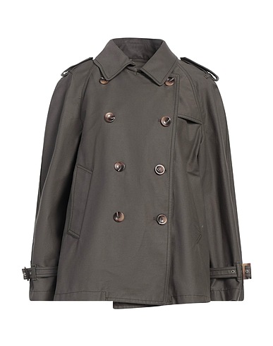 HISTORIC Double breasted pea coat Military green 65% Cotton, 35% Polyester