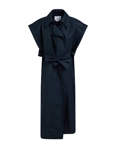 SA SU PHI Full-length jacket Midnight blue 100% Cotton