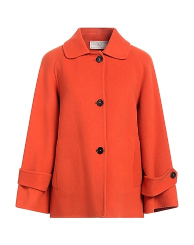 ANTONELLI Coat Orange 75% Virgin Wool, 25% Polyamide
