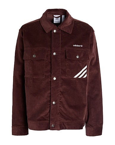 ADIDAS ORIGINALS Μπουφάν JACKET
 Σοκολατί 97% Βαμβάκι, 3% Ελαστάνη