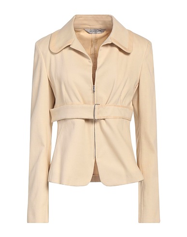 SPORTMAX Jacket Beige 97% Cotton, 3% Elastane