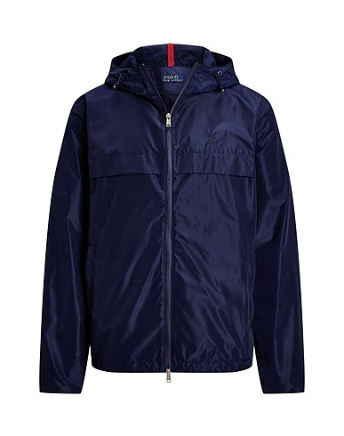 POLO RALPH LAUREN Jacket Full-Zip Hooded Jacket
 Navy 66% Polyester, 34% Recycled polyester