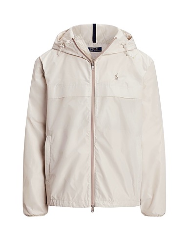 POLO RALPH LAUREN Jacket Full-Zip Hooded Jacket
 Beige 66% Polyester, 34% Recycled polyester