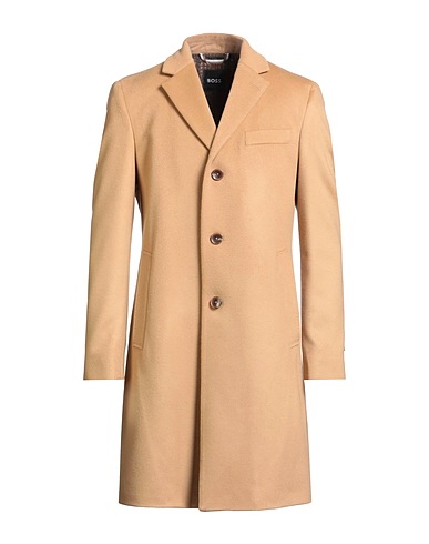 BOSS Manteau long Camel 90% Laine vierge, 10% Cachemire