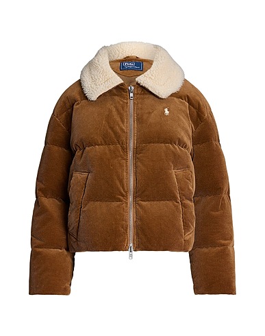 POLO RALPH LAUREN Shell jacket Camel 99% Cotton, 1% Elastane