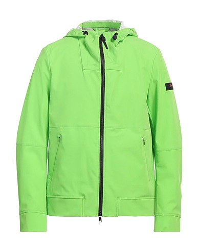 PEUTEREY Jacket Lime green 51% Polyamide, 42% Viscose, 7% Elastane