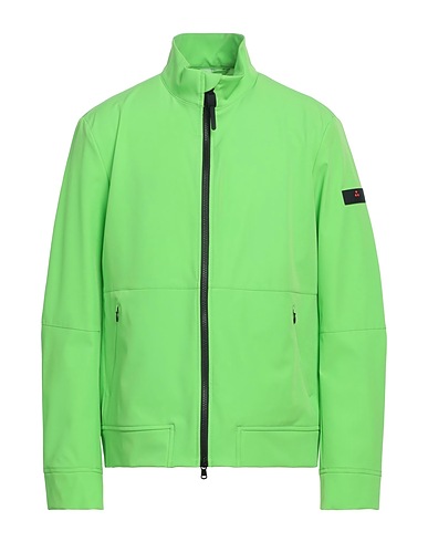 PEUTEREY Jacket Lime green 51% Polyamide, 42% Polyester, 7% Elastane