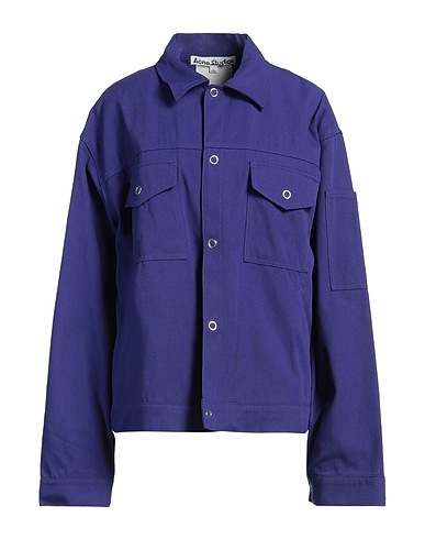 ACNE STUDIOS Jacket Blue 50% Cotton, 50% Polyester