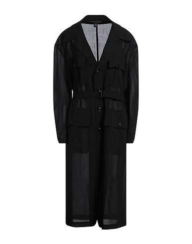 Y'S YOHJI YAMAMOTO Full-length jacket Black 100% Wool
