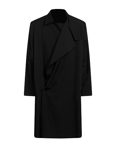 YOHJI YAMAMOTO POUR HOMME Full-length jacket Black 100% Wool