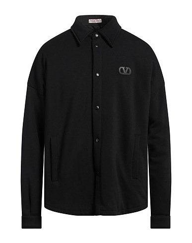 VALENTINO GARAVANI Jacket Black 88% Cotton, 12% Polyester
