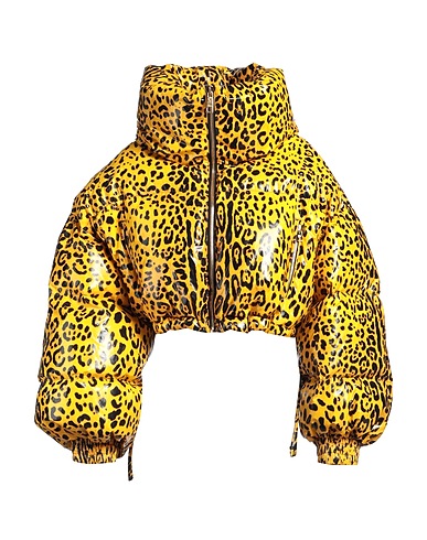 DOLCE&GABBANA Steppjacke Gelb 55% Polyurethan, 45% Polyamid