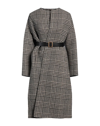 N_8 Coat Black 85% Super 100s Wool, 15% Cashmere