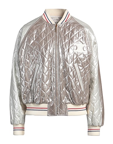 CELINE Cazadora ARGENTO 100% Seda