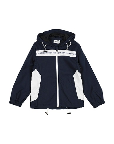 BIKKEMBERGS Jacket Midnight blue 75% Viscose, 21% Nylon, 4% Elastane