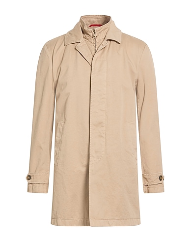 FAY Full-length jacket Beige 100% Cotton