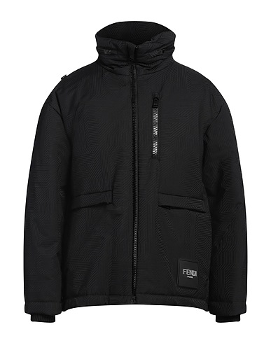 FENDI Jacket Black 100% Polyamide, Polyurethane resin