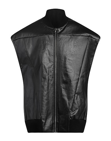 RICK OWENS Smanicati Nero 91% Cotone, 6% Elastomultiestere, 3% Gomma, Cachemire, Lana