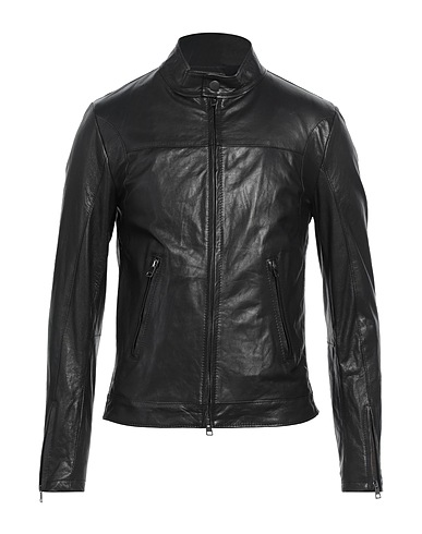 STREET LEATHERS Giacca biker Nero 100% Pelle
