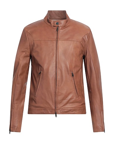 STREET LEATHERS Bikerjacke Kamel 100% Leder