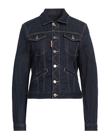 DSQUARED2 Denim jacket Blue 99% Cotton, 1% Elastane, Polyester