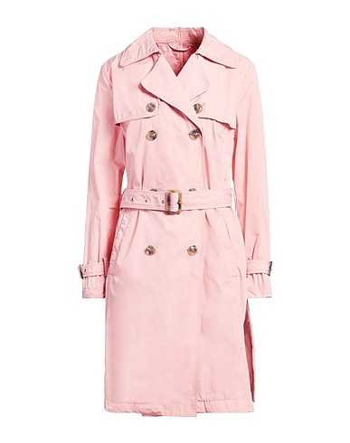 DIEGO M Double breasted pea coat Pink 100% Polyester