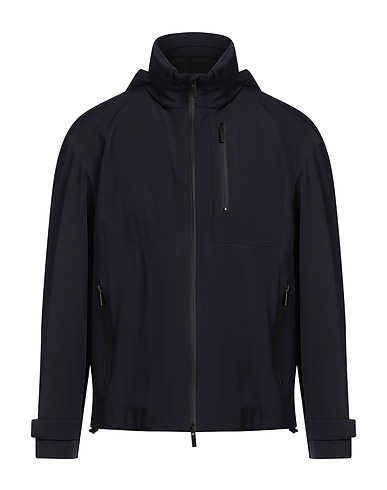 GIORGIO ARMANI Jacket Midnight blue 86% Polyamide, 14% Elastane