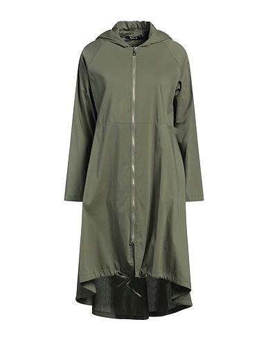SISTE'S Pardessus Vert militaire 70% Coton, 26% Polyamide, 4% Élasthanne
