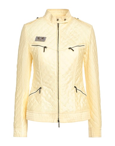VISCONF Shell  jacket Pastel yellow 100% Silk