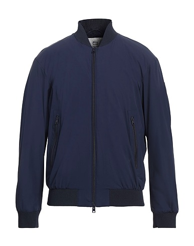 WOOLRICH Bomber Midnight blue 86% Polyamide, 14% Elastane