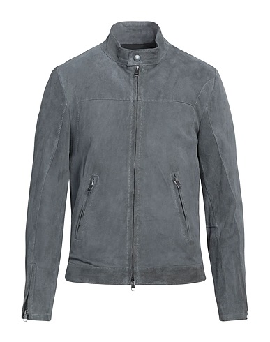 STREET LEATHERS Giacca biker Piombo 100% Pelle