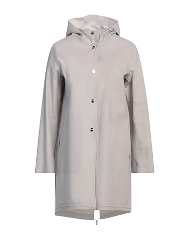 HERNO Full-length jacket Light grey 97% Cotton, 3% Elastane