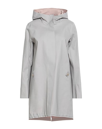 HERNO Full-length jacket Grey 97% Cotton, 3% Elastane