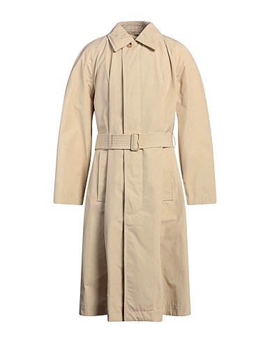 BURBERRY PRORSUM Full-length jacket Beige 62% Polyester, 38% Cotton