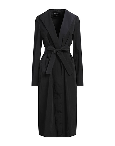 FABIANA FILIPPI Full-length jacket Black 100% Polyamide