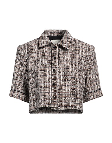 SANDRO Jacket Beige 51% Cotton, 23% Acrylic, 20% Polyester, 5% Other Fibres, 1% Viscose